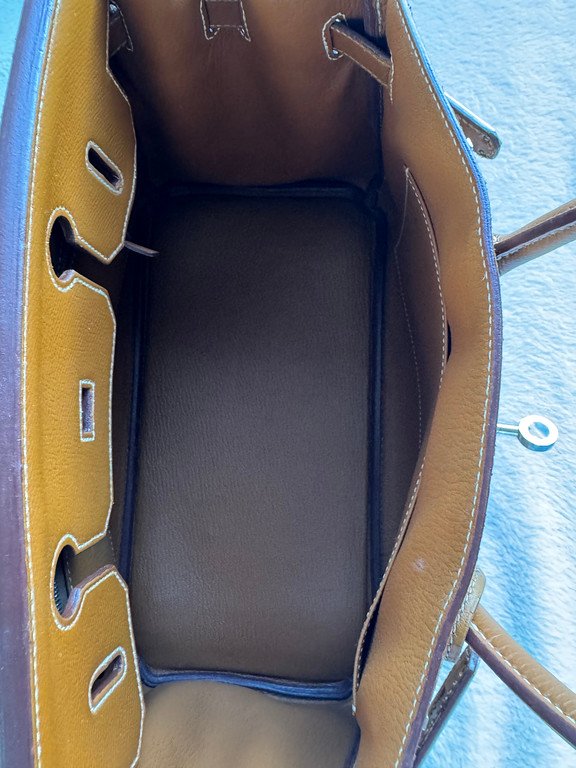HERMES Gold Epsom Birkin 30 SHW - Image 31