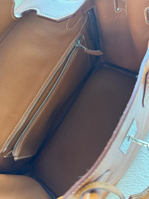 HERMES Gold Epsom Birkin 30 SHW - Image 29