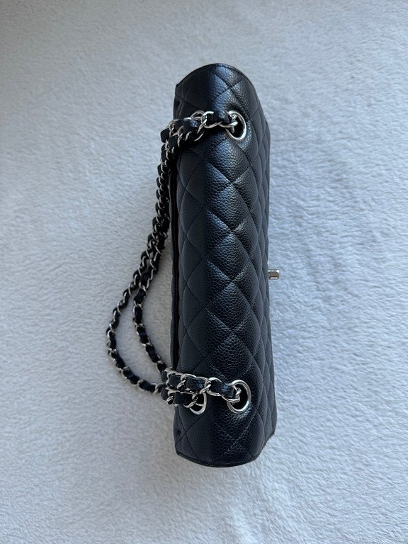 CHANEL Black Caviar Classic Flap Medium SHW - Image 21